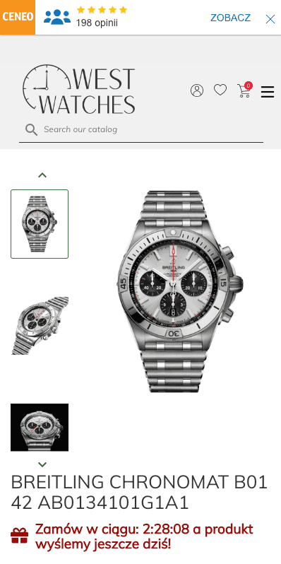 Project westwatches.pl mobile2