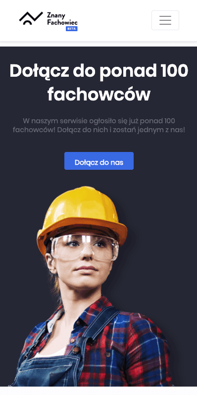 Project znanyfachowiec.pl mobile2
